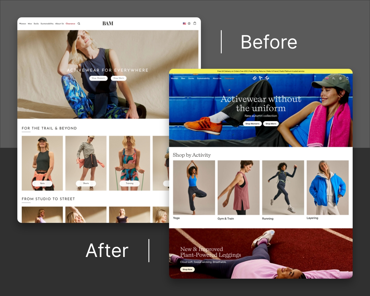 BAM Redesign Design Project - Richard McHugh Web Designer